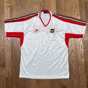 Vintage Y2K AllSport Mauritius National Soccer Team 2006 Away Jersey Mens M